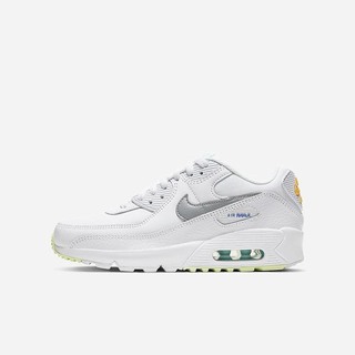 Pantofi Casual Nike Air Max 90 Baieti Albi Portocalii Gri Deschis | AYQG-26038